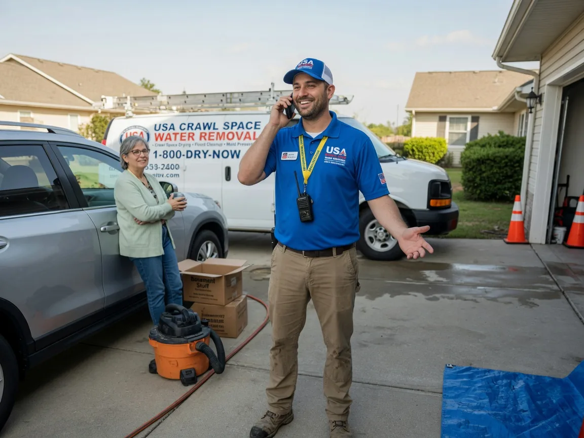 Crawl Space Water Removal Fultonham, OH FAQs